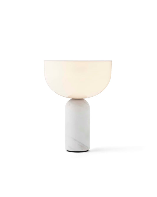 Kizu portable bordslampa WHITE MARBLE